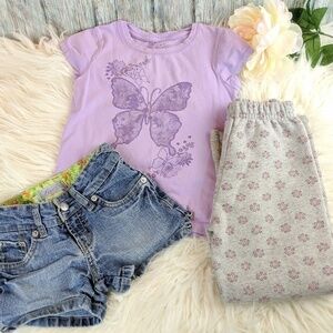 Arizona/ Levi's Top and Bottoms Bundle Kids Girls 5